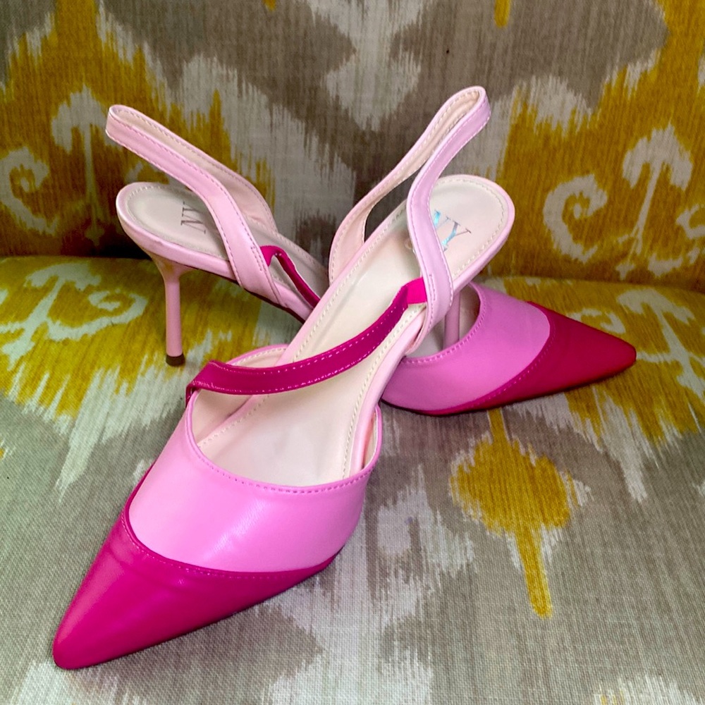 Pink heels